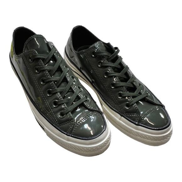 Converse Chuck 70 Green Patent Leather Ox Sneakers Women’s 7 Men 5 Unisex - Picture 9 of 11